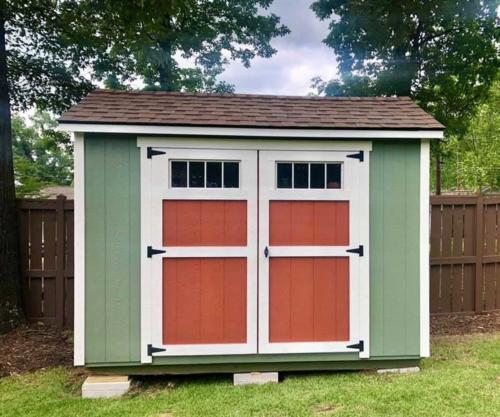 Green-compact-shed